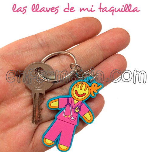 Nurse keychain - girl-zoom-