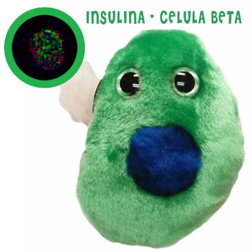 Giantmicrobes (plush toy) - Beta (β) cell with insulin-zoom-