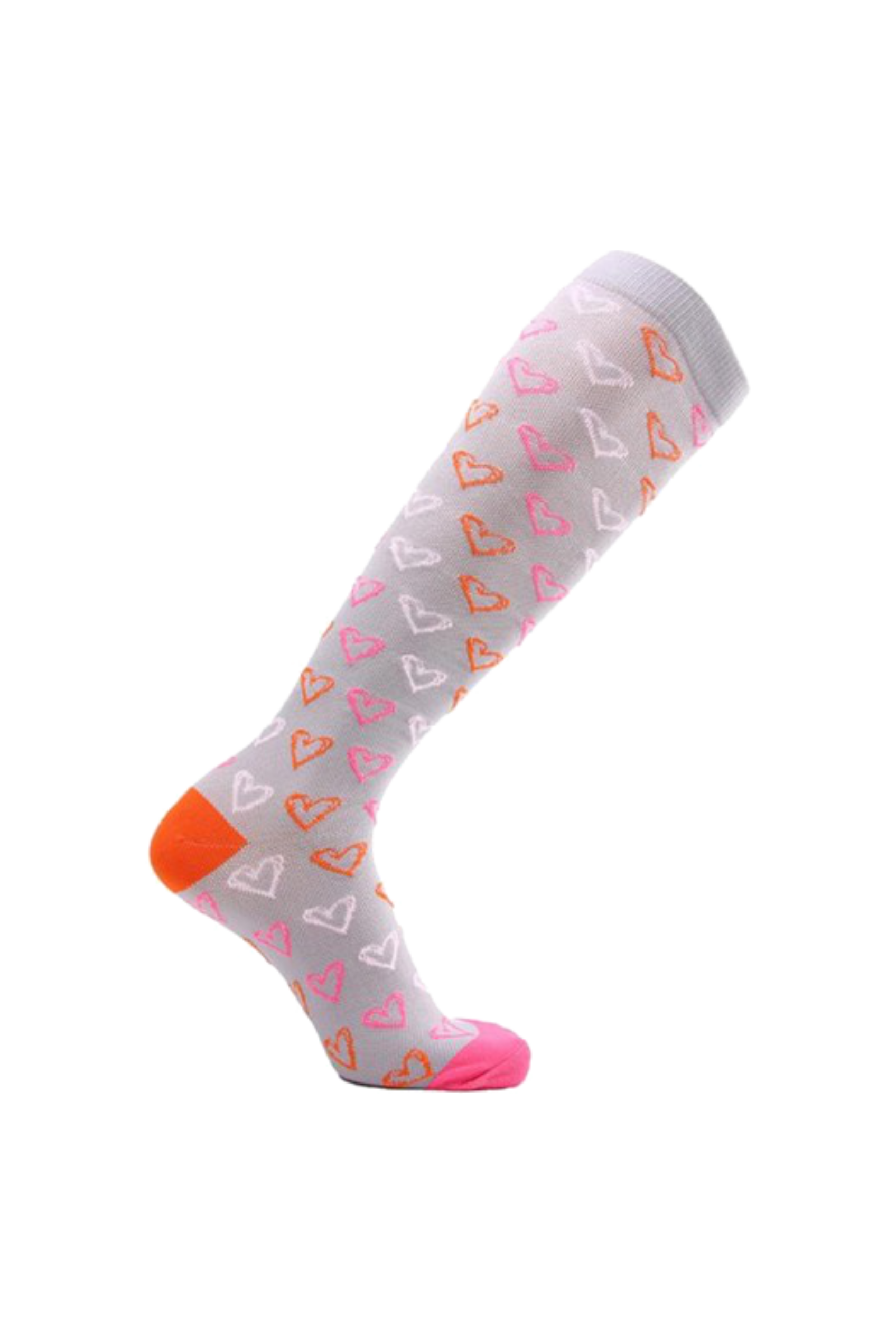 Calcetines de compresión - CORAZONES - GRIS