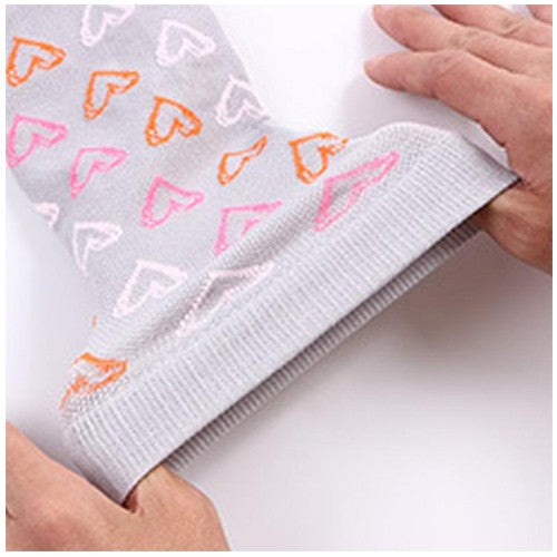 Compression socks - HEARTS - GREY-zoom-3