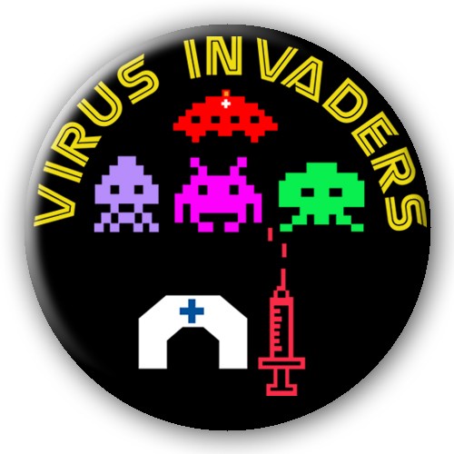 Badge Virus Invaders-zoom-