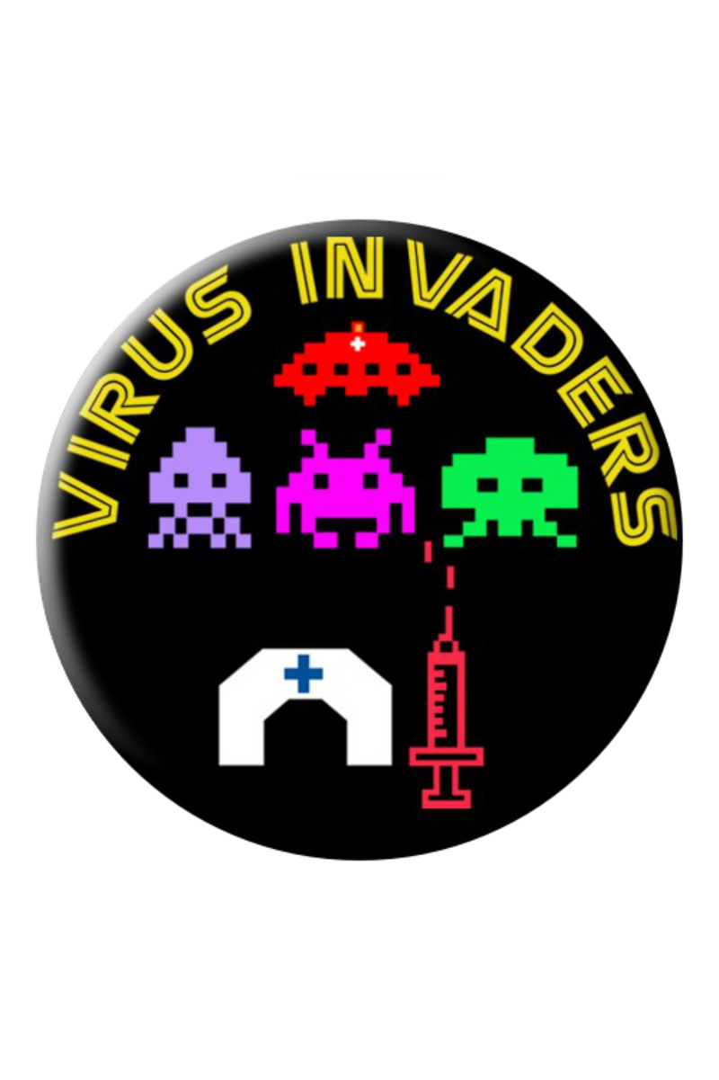 Badge Virus Invaders-zoom-