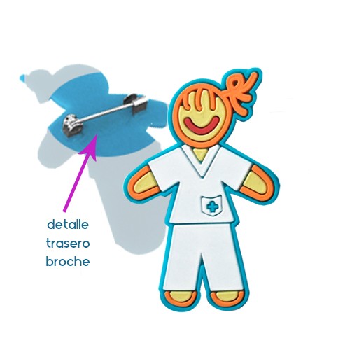 White Nurse Brooch-1