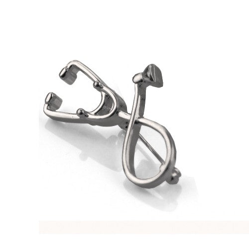 Vintage Stethoscope Brooch-1