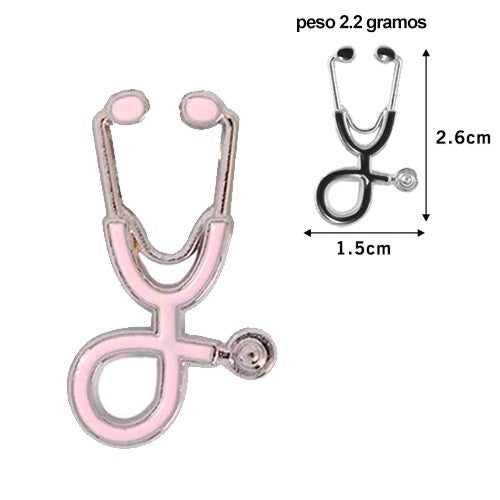 Stethoscope pin-zoom-