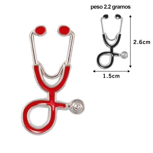 Stethoscope pin-zoom-