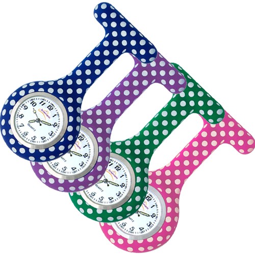 Silicone Nurse Watch - Dotty-zoom-