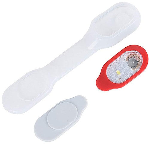 Red silicone magnetic flashlight-3