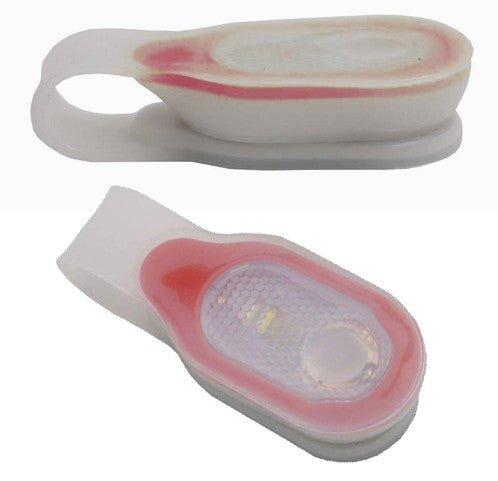 Red silicone magnetic flashlight-zoom-