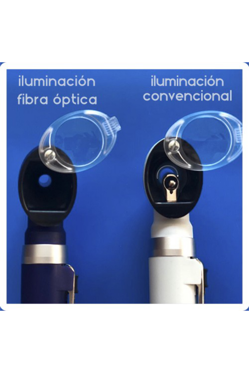 Otoscopio KaWe Fibra Optica + LED-zoom-
