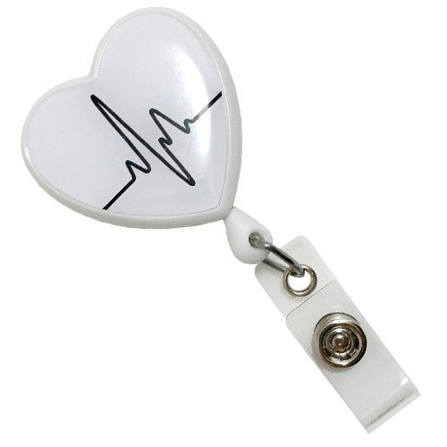 Retractable Scissor Holder with Clip – EKG Heart Design-zoom-2