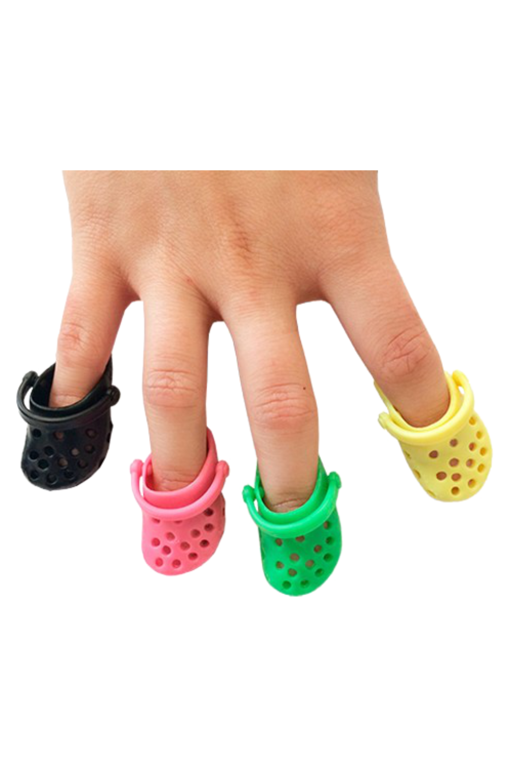 Micro Clog Silicone Keychain