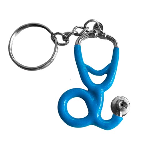 Stethoscope metal keychain-zoom-