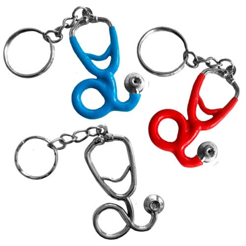 Stethoscope metal keychain-zoom-