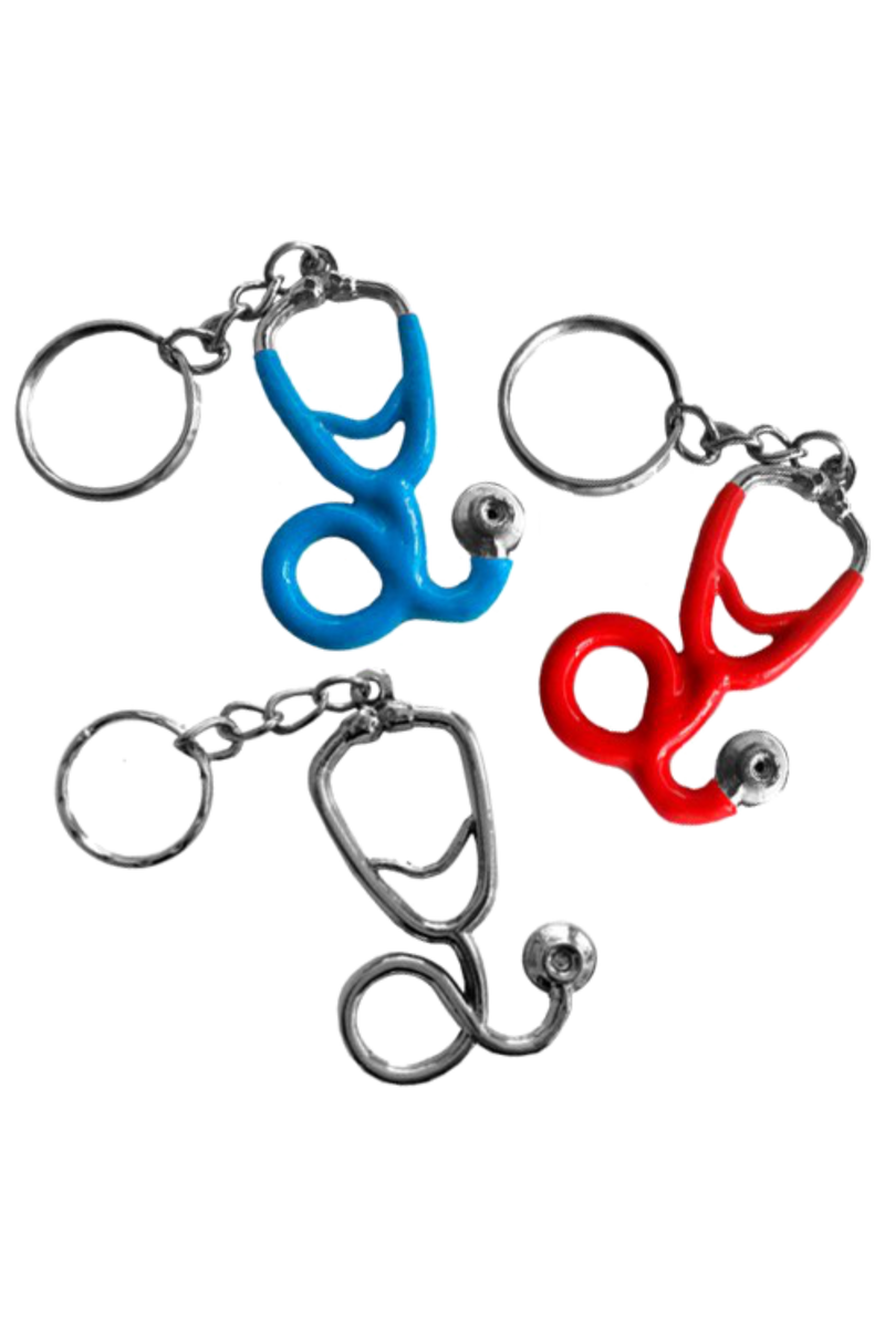 Llavero metal Fonendoscopio-zoom-