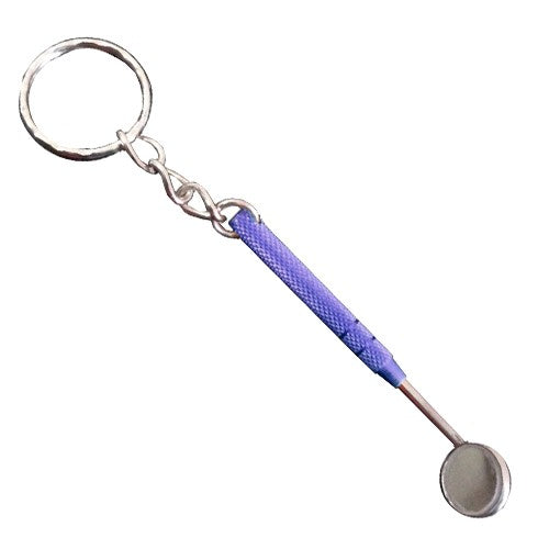 Dental Mirror Keychain - Colors-zoom-