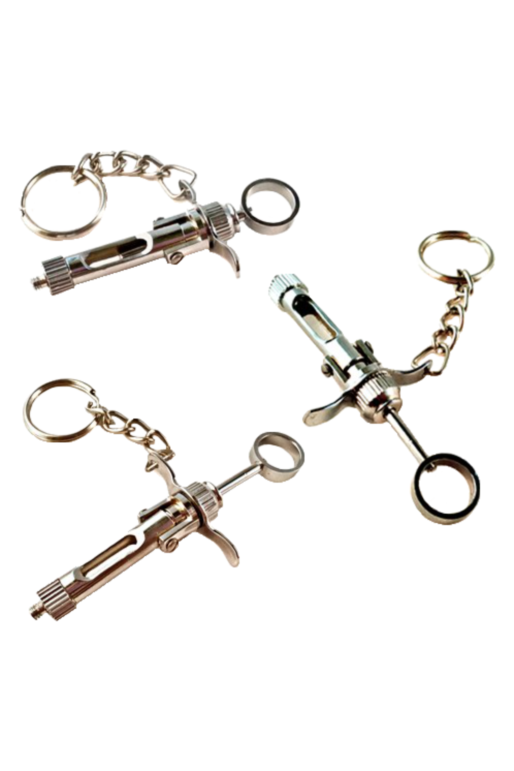 Miniature Keychain - Syringe with plunger-2