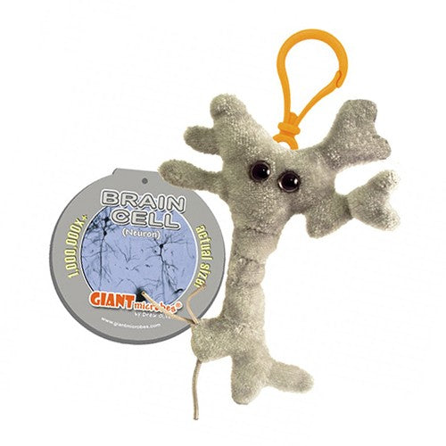 Giantmicrobe Keychain - Neuron-zoom-