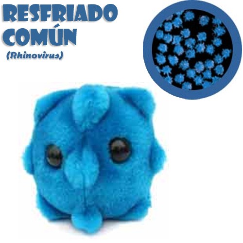 GiantMicrobes (peluche) - Rhinovirus (resfriado)-zoom-