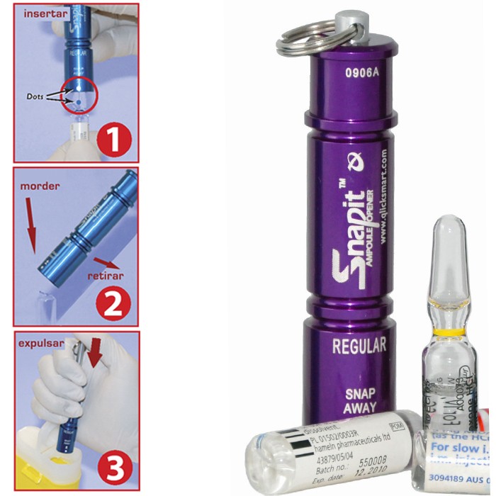 Snap-It Blister Breaker - Violet Aluminum-zoom-2