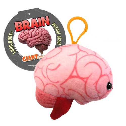 Giantmicrobe Keychain - Brain-1