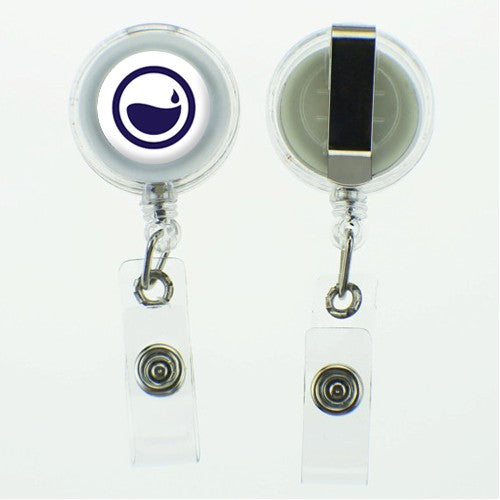 Retractable Plastic - Round Translucent-zoom-