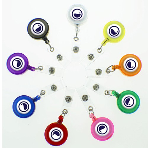 Retractable Plastic - Round Translucent-zoom-