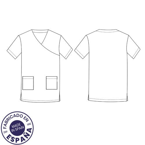 Microfiber Blouse - White Footprints -zoom-5