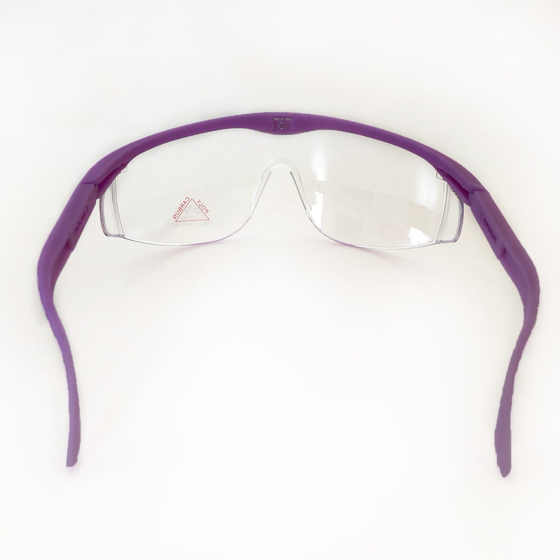 Solid color safety glasses (with full colored frame)-zoom-