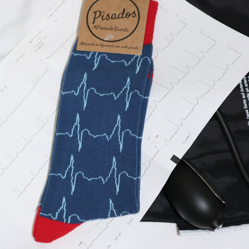 Printed socks - Pulses-zoom-