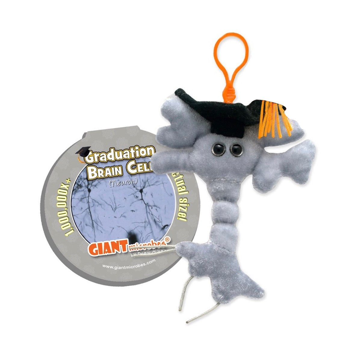 Giantmicrobe Keychain - Graduated Neuronal Cell-zoom-1
