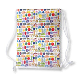 Giantmicrobes Printed Drawstring Backpack
