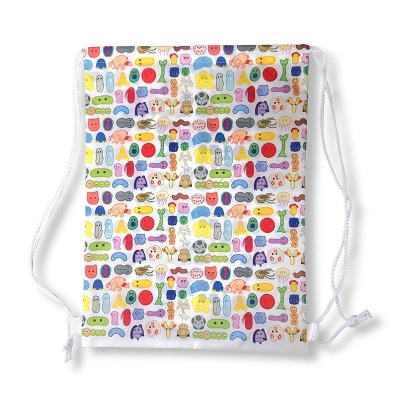 Giantmicrobes Printed Drawstring Backpack-zoom-