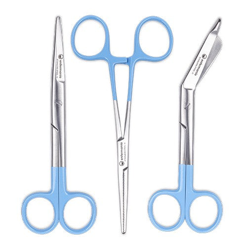Set of three scissors - Light Blue