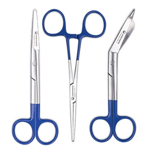 Trio Set Scissors - Royal Blue-zoom-