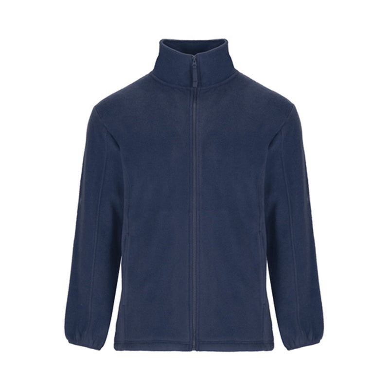 Personalized Men's Fleece Jacket - Navy Blue-zoom-