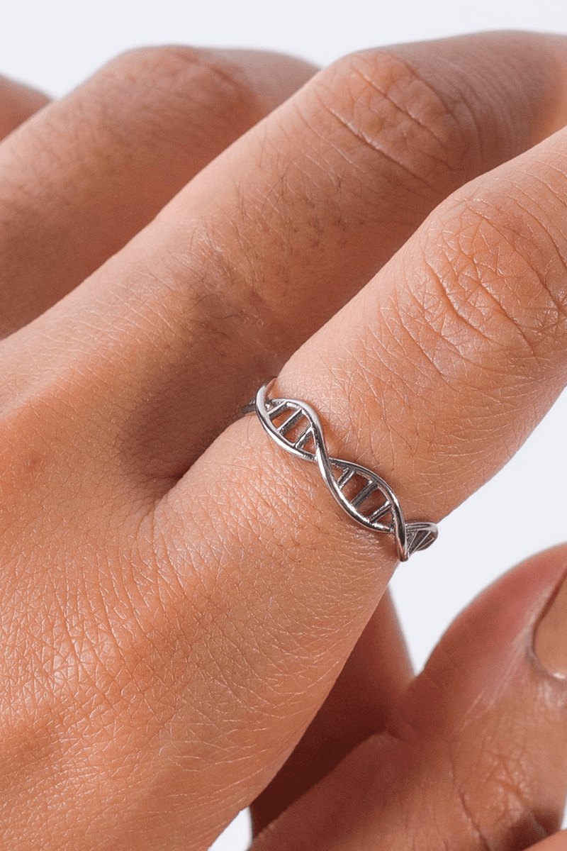 DNA Ring - Stainless Steel-zoom-
