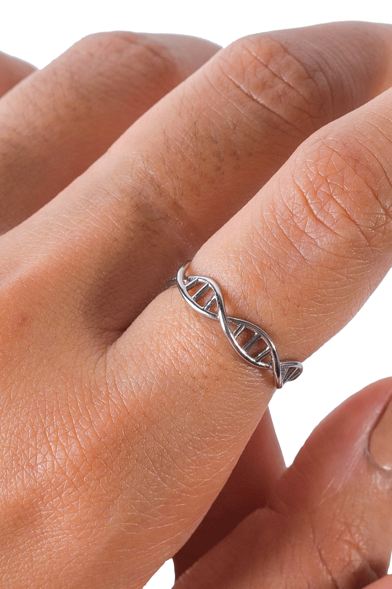 DNA Ring - Stainless Steel-zoom-