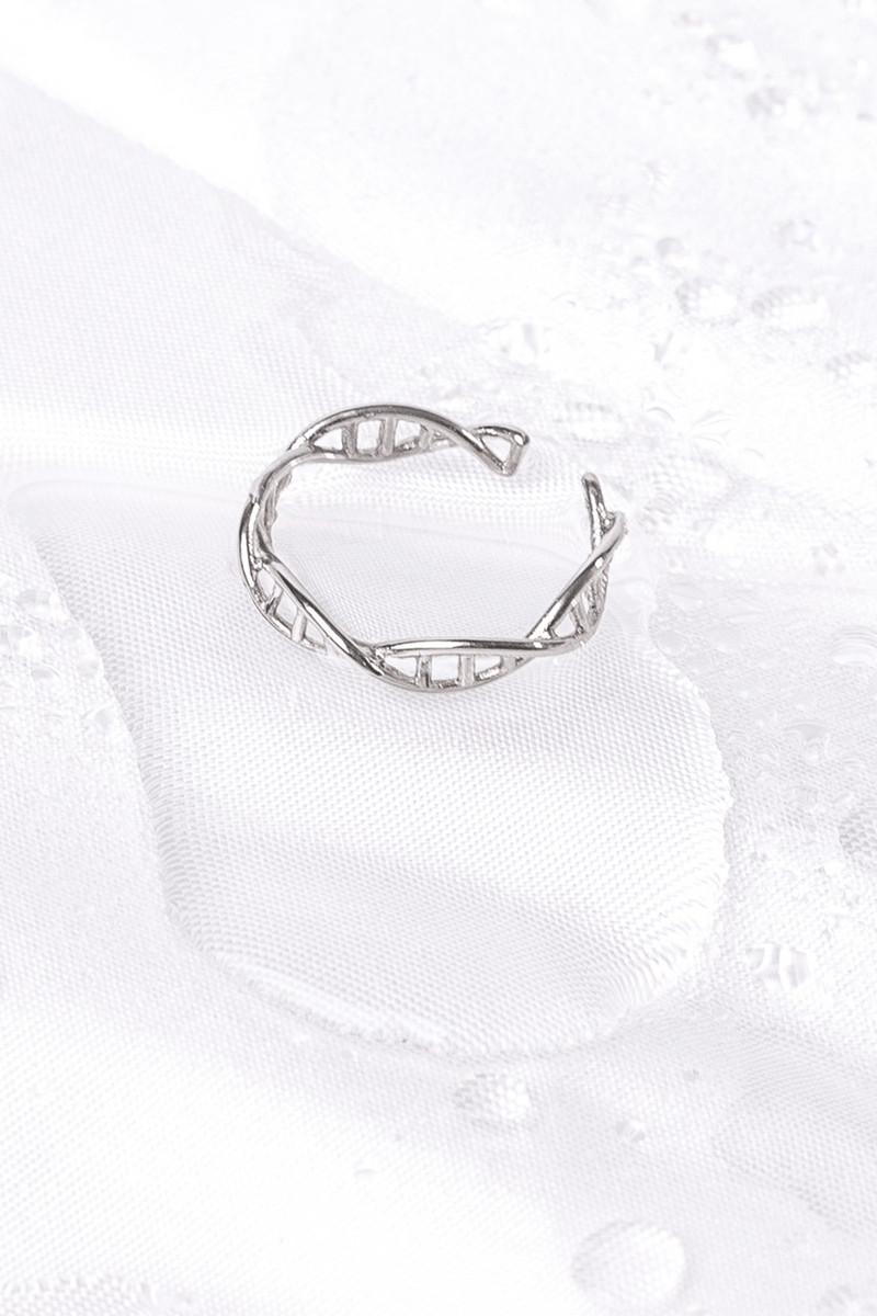 DNA Ring - Stainless Steel-zoom-
