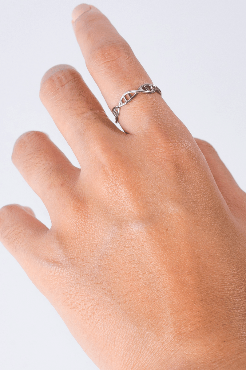 DNA Ring - Stainless Steel-zoom-