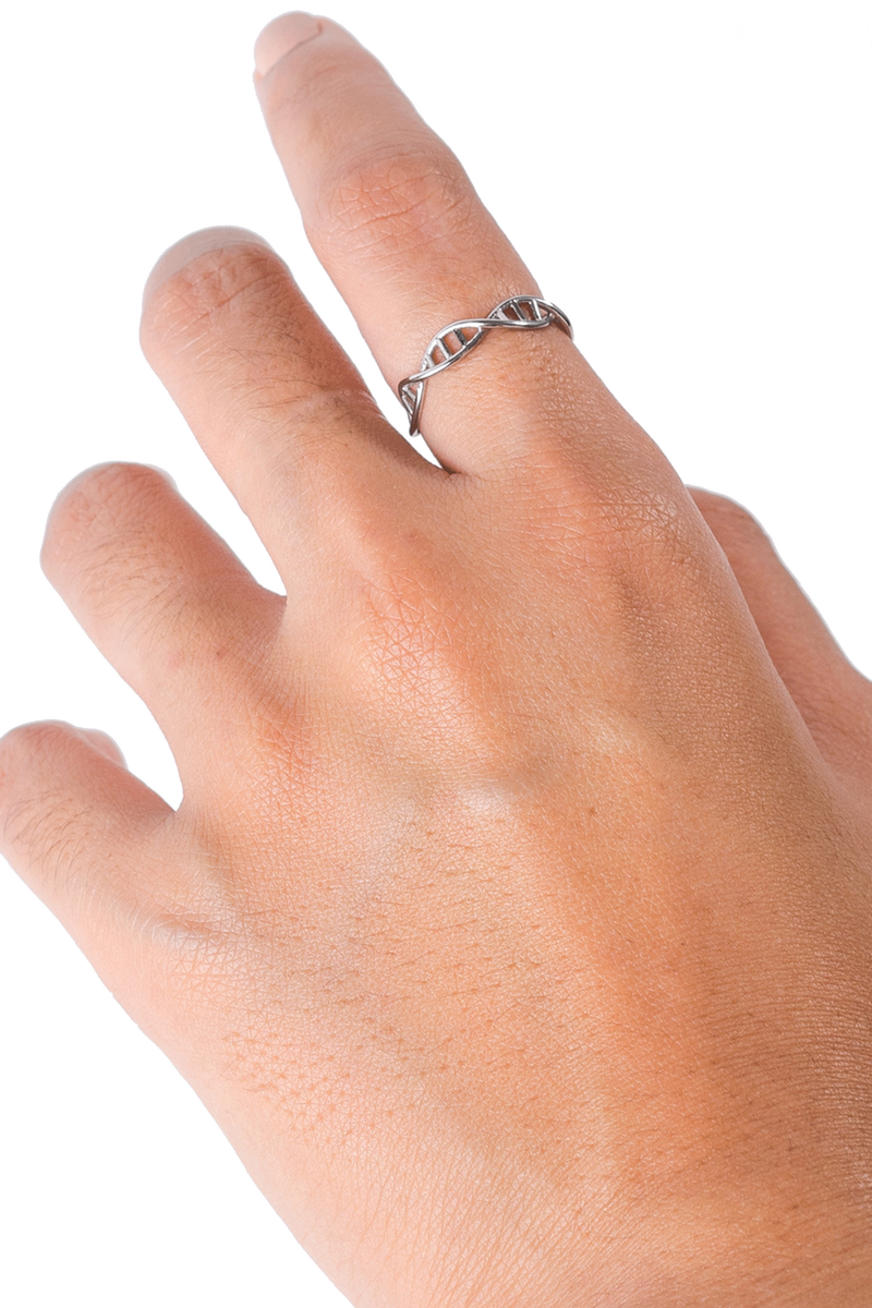 DNA Ring - Stainless Steel-zoom-