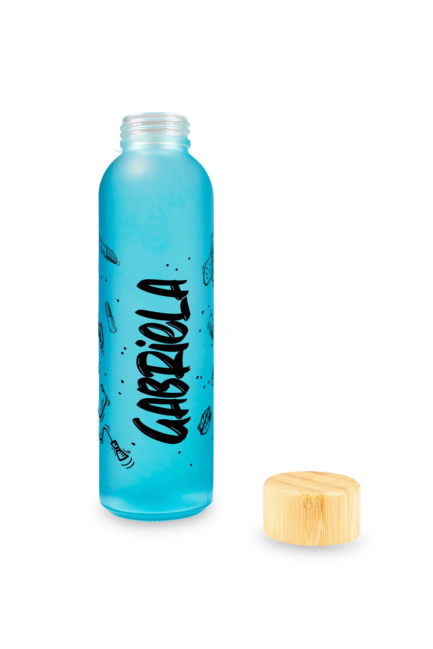 Blue glass jerrycan - Motion Collection-zoom-3