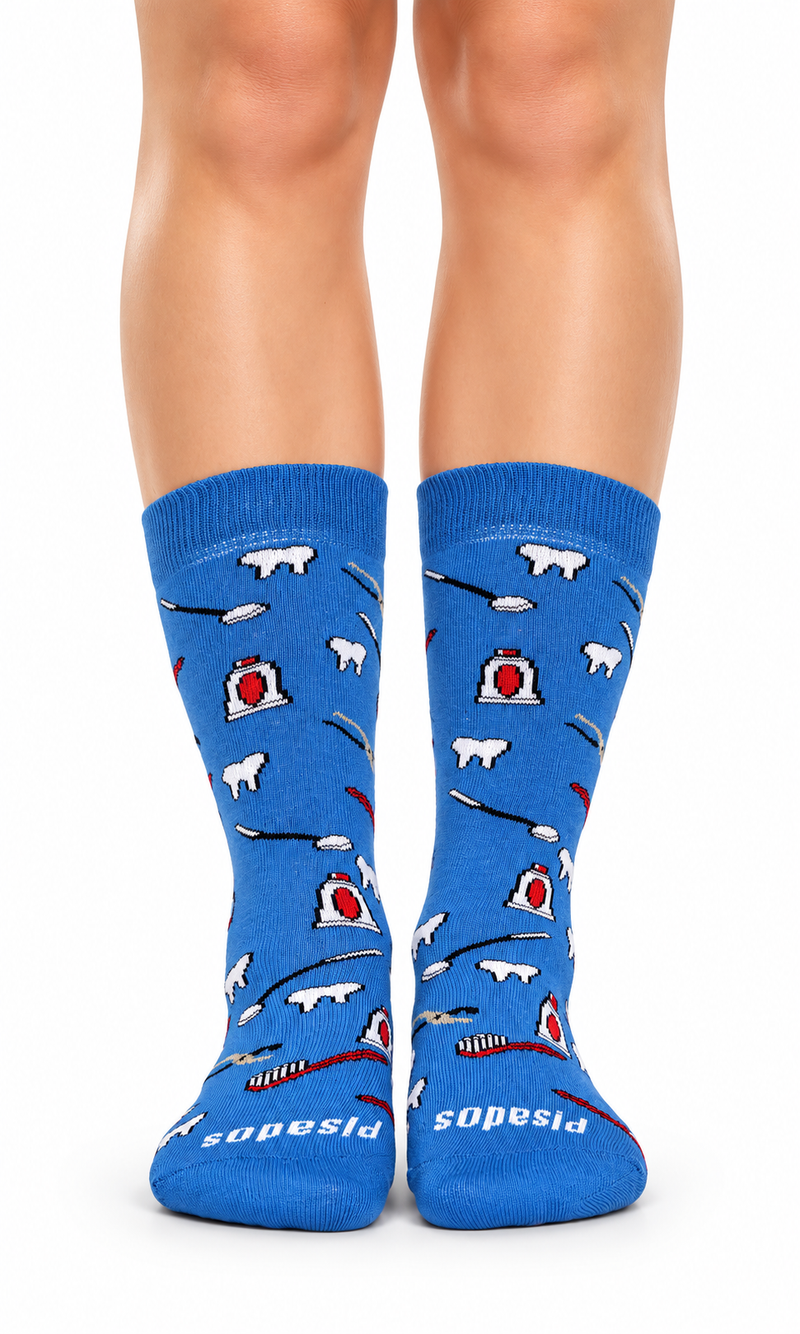 Printed Socks - Dentist Mid-Calf-zoom-