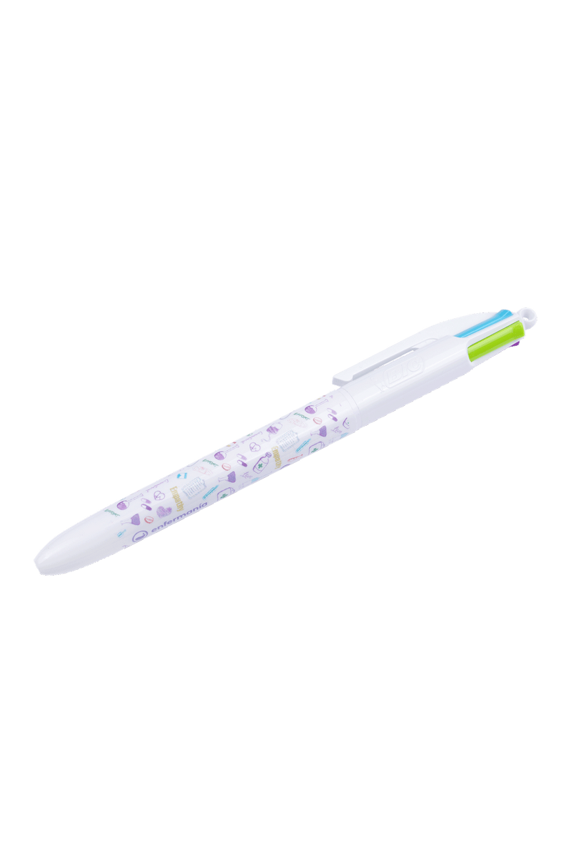 BIC patterned ballpoint pen, 4 colors - Care Collection-zoom-