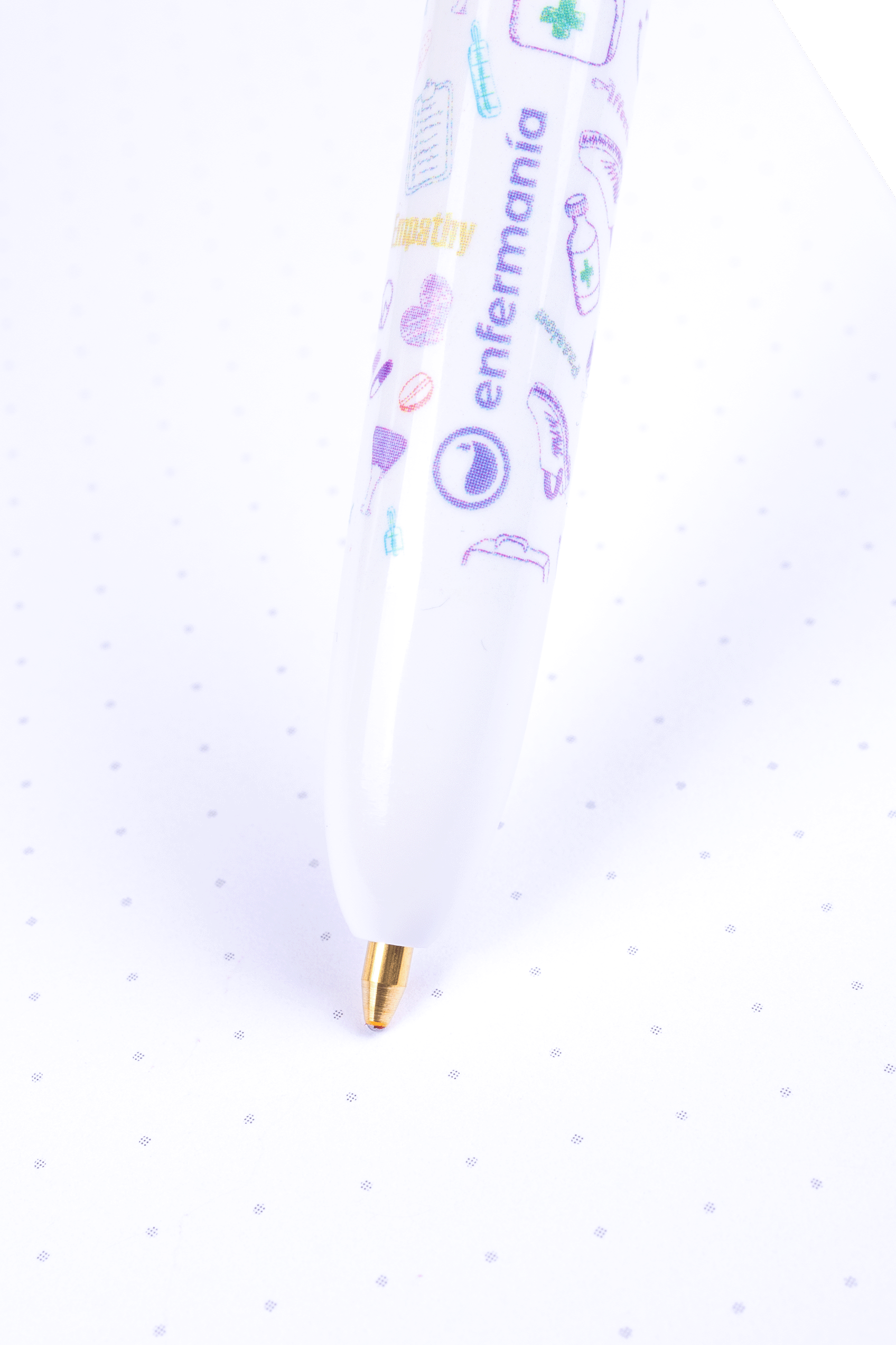 BIC patterned ballpoint pen, 4 colors - Care Collection-3