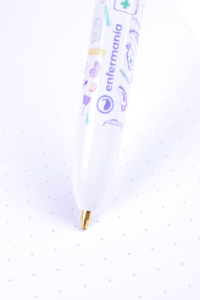 BIC patterned ballpoint pen, 4 colors - Care Collection-zoom-