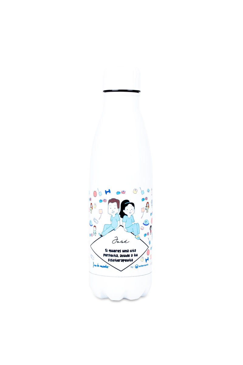 Personalized printed bottle – Visit your physiotherapist-zoom-