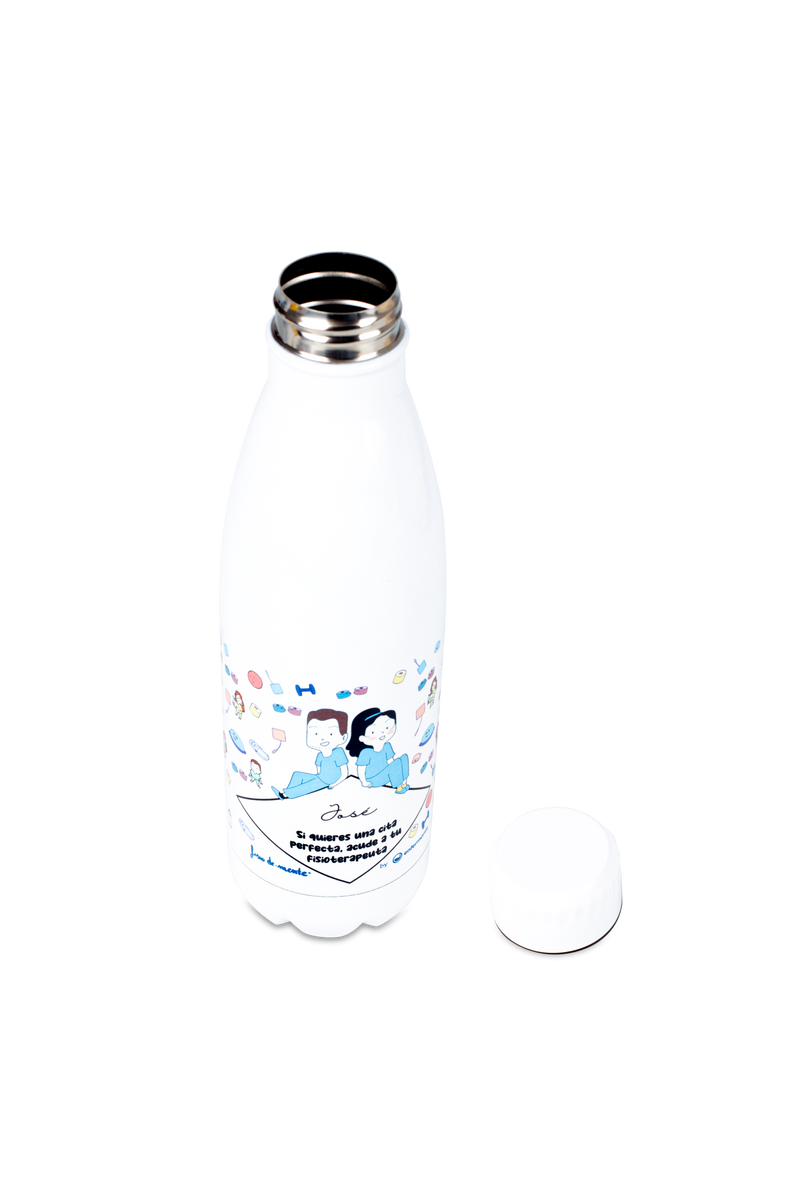 Personalized printed bottle – Visit your physiotherapist-zoom-