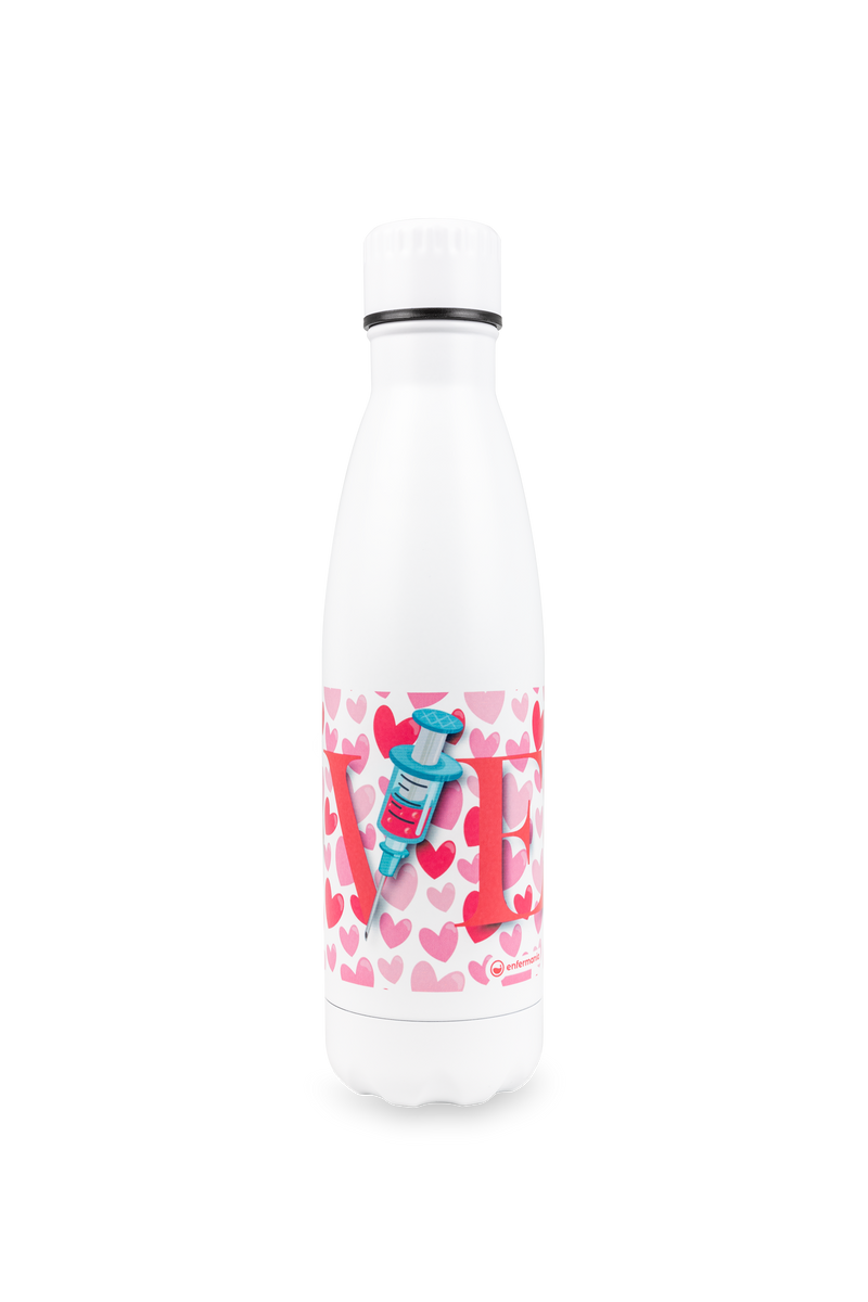 Printed bottle - Hearts-zoom-