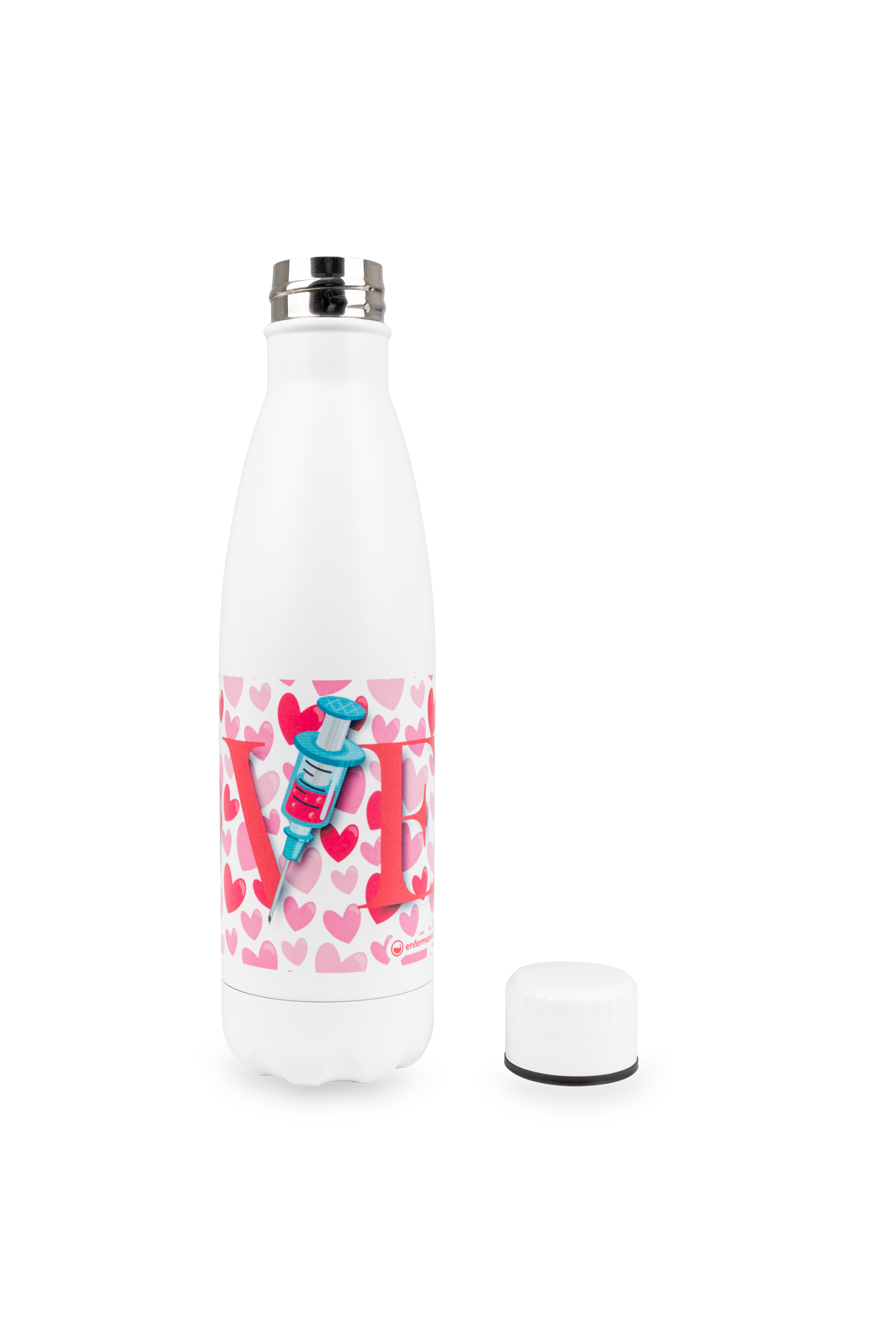 Printed bottle - Hearts-3